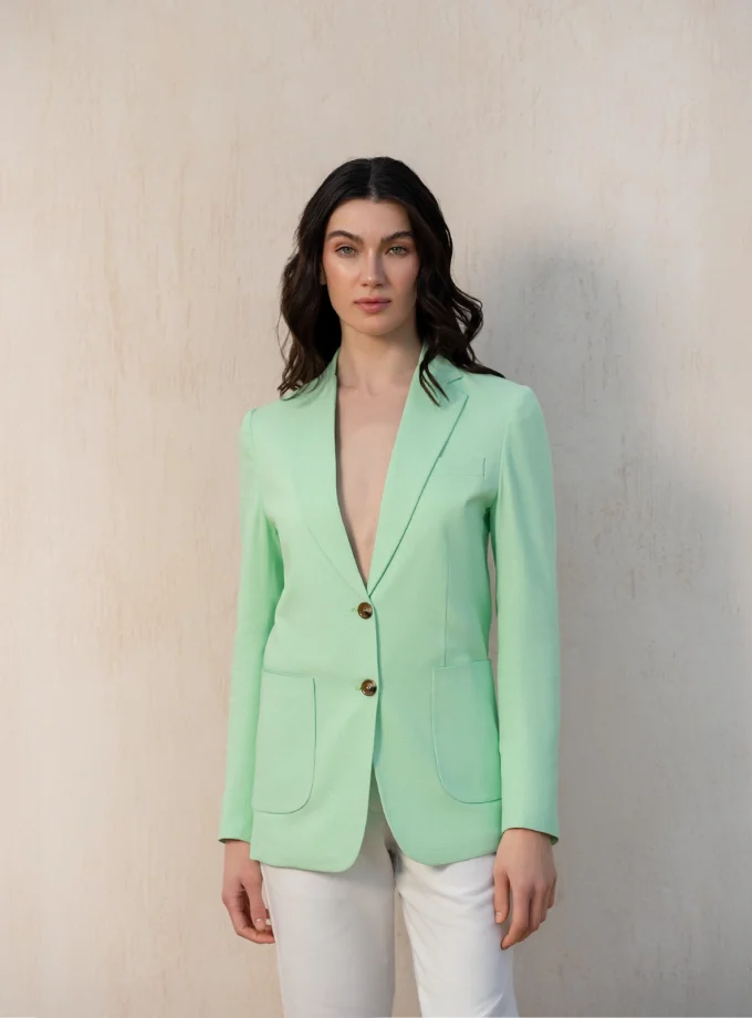 Women's Blazer With Side Pockets